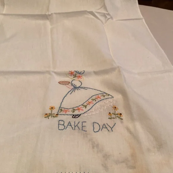 Vintage tea towels days of the week bake iron cleaning market gardening … - Picture 7 of 15